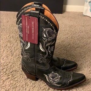 Lucchese authentic handmade embroidered boots